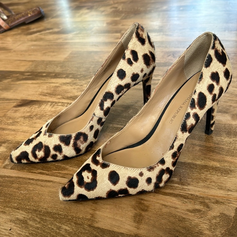 Banana Republic Animal Print Heels
